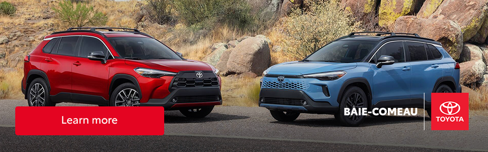 Image showing a call to action for the 2026 Toyota Corolla Cross.