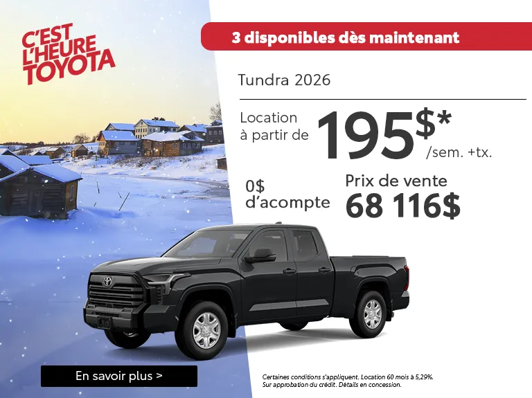 Tundra 2026