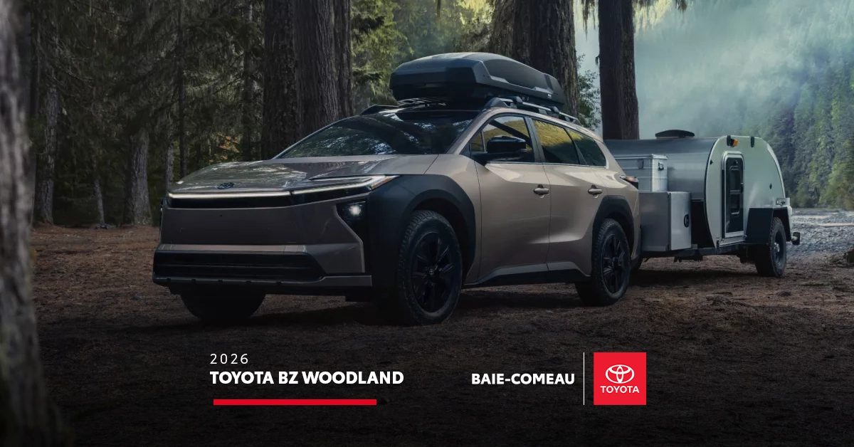 Toyota bZ Woodland 2026: The AWD Electric SUV Designed for the Côte-Nord