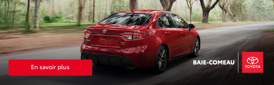 Toyota Corolla 2026 : essence ou hybride, laquelle choisir à Baie-Comeau?